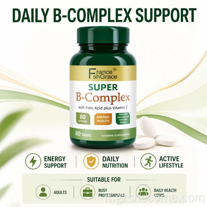 Shecome Super B Complex Compresse Metabolismo energetico
